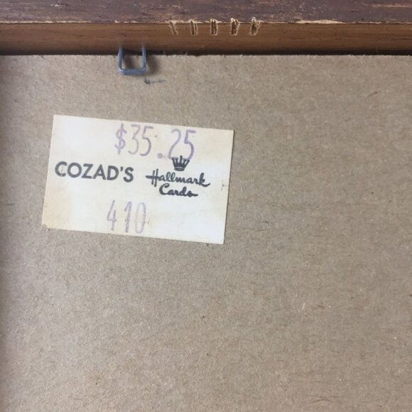 1970s Hallmark Kitchen Prayer Framed Art - Picture 5 of 8